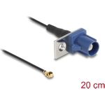 Delock Antennenkabel FAKRA C Stecker zu MHF I 1.13 - 20 cm 1 vorgestanztes (90727)