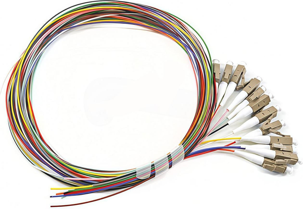 Lanview Pigtail LC/UPC 50/125 OM4 2meters PVC Grade C (LVO-PIG-LCUPC-12CORE-OM4-2M-PVC)