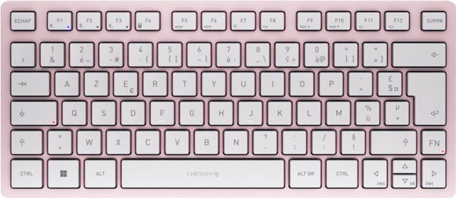 CHERRY KW 7100 MINI BT Tastatur Bluetooth AZERTY Französisch Pink (JK-7100FR-19)