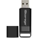 iStorage datAshur BT USB-Stick 128 GB USB Typ-A 3.2 Gen 1 (3.1 Gen 1) Schwarz (IS-FL-DBT-256-128)