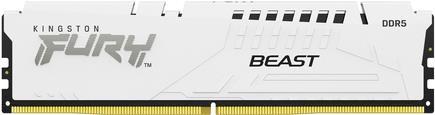 DDR5 64GB PC 5600 CL40 Kingston KIT (2x32GB) FURY Beast Whi retail (KF556C40BWK2-64)