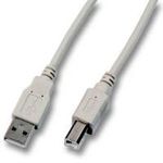 EFB-Elektronik USB2.0 Anschlusskabel A-B, St.-St., 3,0m, grau, Classic Hersteller: EFB Elektronik (K5255.3)