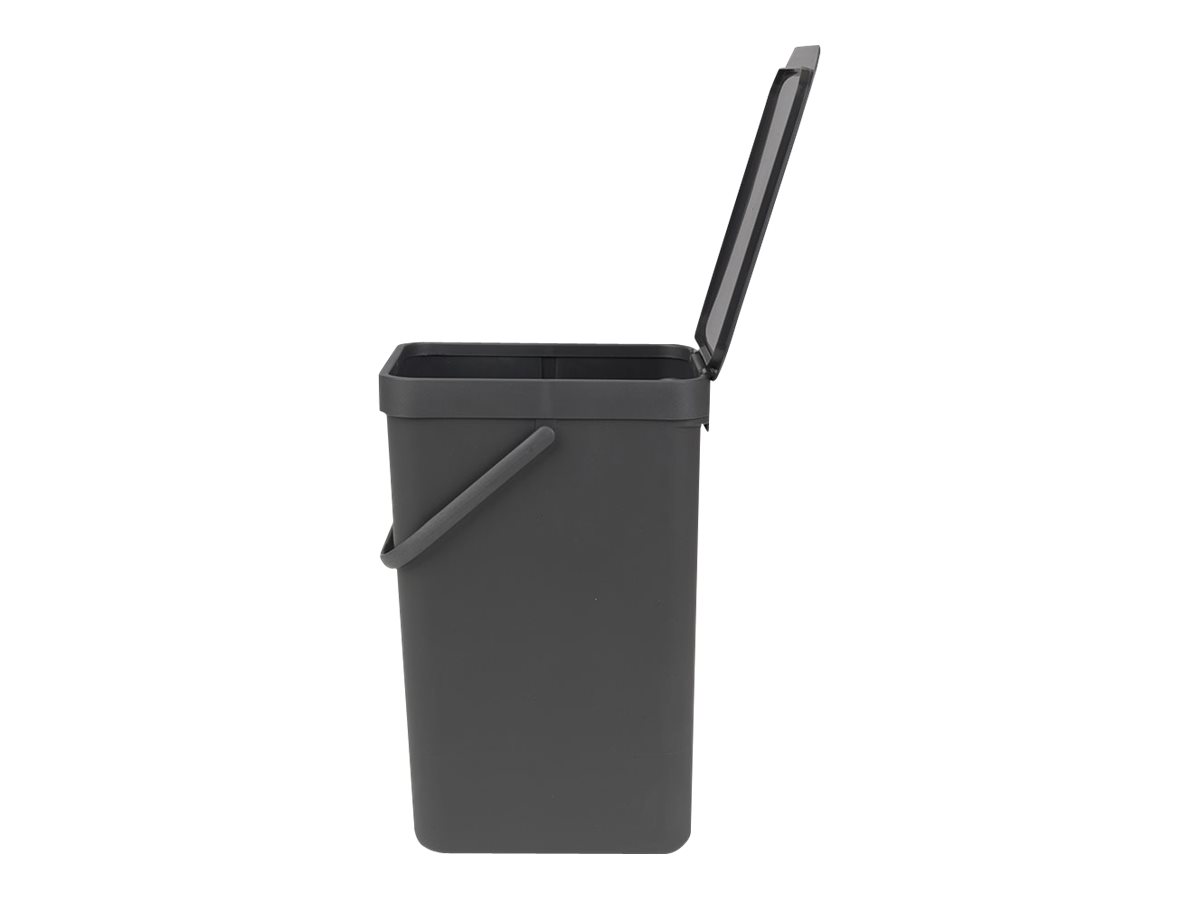 Brabantia Sort & Go Mülleimer 16 l Rechteckig Grau