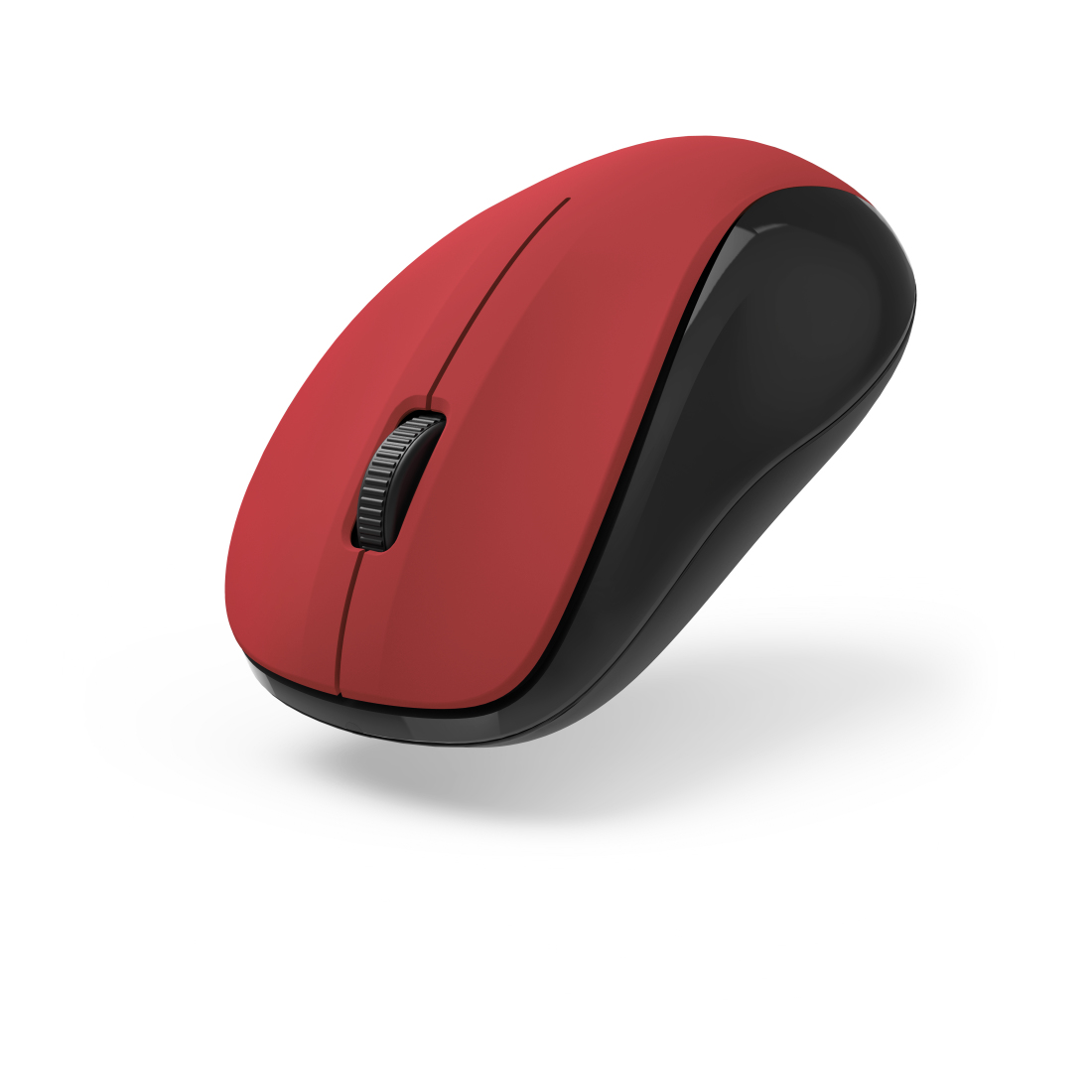 Hama MW-300 V2 Kabellose Maus 3 Tasten 1200 DPI Schwarz/Rot