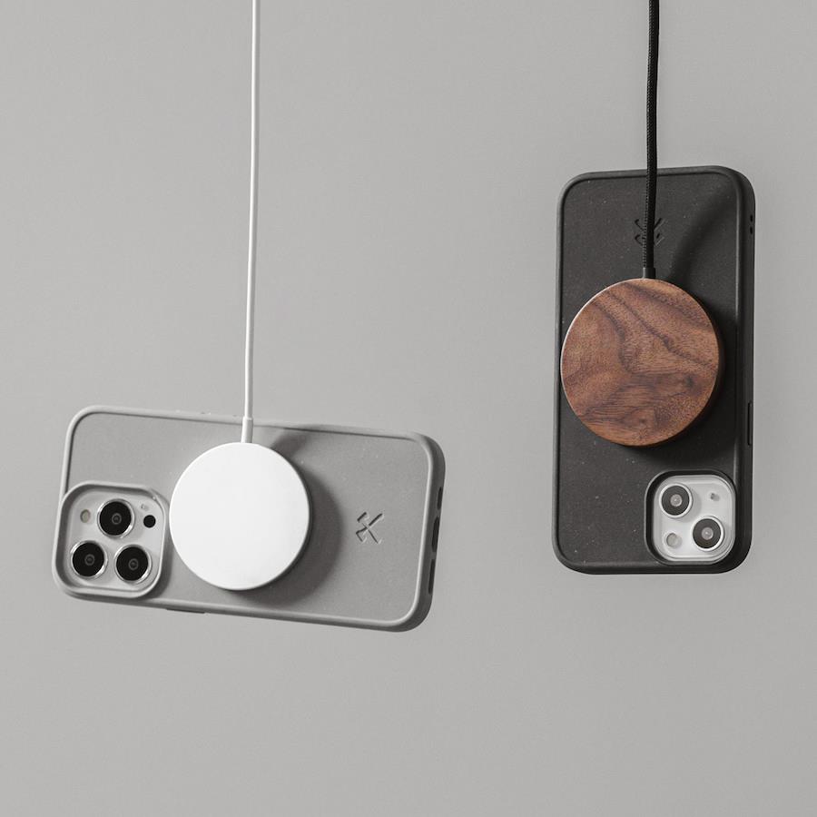 Woodcessories Bio Case MagSafe Handy-Schutzhülle für Apple iPhone 14 Pro 6,12" Schwarz