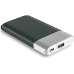 RealPower PB-4000 Fashion Akkuladegerät Schwarz - Silber Lithium Polymer (LiPo) 4000 mAh (282247)