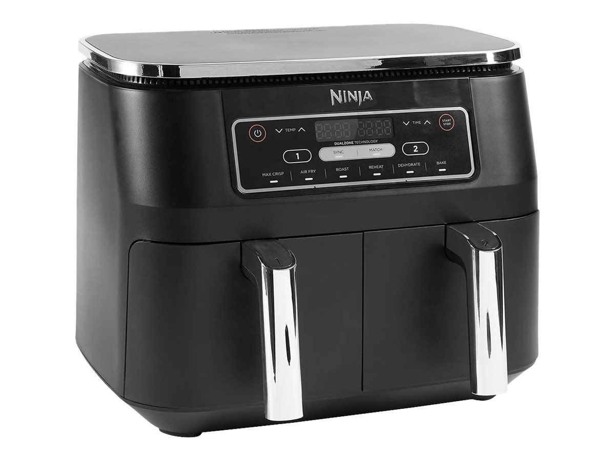 Ninja Foodi Dual Zone AF300EU Heißluft-Fritteuse 7,6 l 2470 W Grau