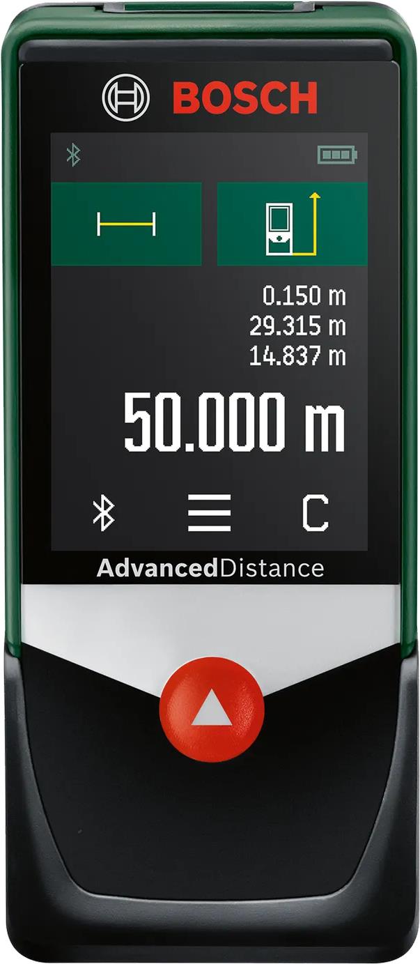 Bosch AdvancedlDistance 50C Laser-Distanzmessgerät Mehrfarbig 50 m (06036722Z0)