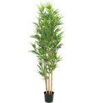 EUROPALMS Bambus deluxe, Kunstpflanze, 150cm (82509166)
