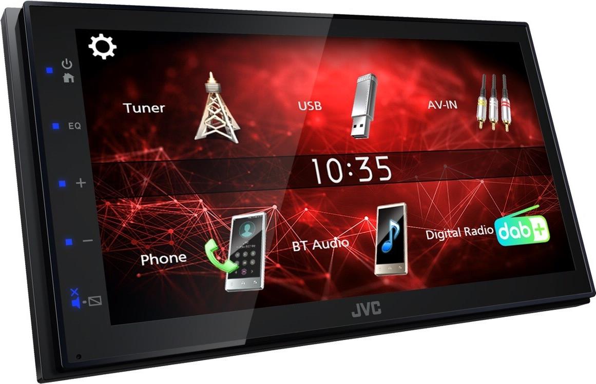 JVC KW-M27DBT Auto Media-Receiver Schwarz 180 W Bluetooth KWM27DBT