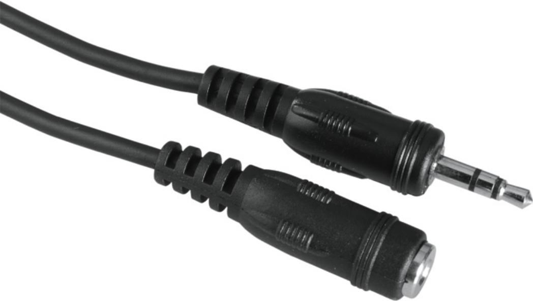 Hama 00205105 Audio-Kabel 5 m 3.5mm Schwarz (00205105)