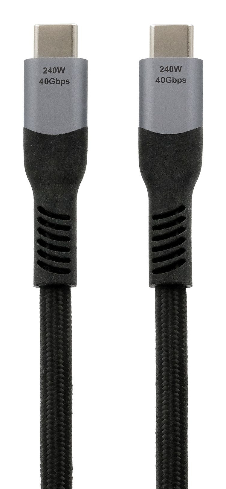 Exsys EX-K1598-2.0 USB4 Kabel USB-C USB-C 2 m 40 Gbit/s Schwarz