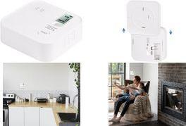 LogiLink Kohlenmonoxidmelder Longlife mit LCD-Display, weiß erkennt Kohlenmonoxid und gibt ein Alarmsignal von 85 dB, - 1 Stück (SC0123)