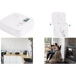 LogiLink Kohlenmonoxidmelder Longlife mit LCD-Display, weiß erkennt Kohlenmonoxid und gibt ein Alarmsignal von 85 dB, - 1 Stück (SC0123)