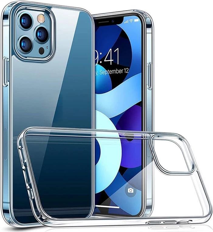 CYOO - Ultra Slim Silikon Case - iPhone 13 Pro Max - Transparent - Schutzhülle - Cover Handyhülle (C