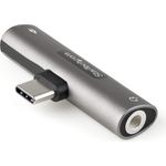 StarTech.com USB C Audio & Charge Adapter, USB-C Audio Adapter w/ 3.5mm TRRS Headphone/Headset Jack and 60W USB Type-C Power Delivery Pass-through Charger, For USB-C Phone/Tablet/Laptop (CDP235APDM)