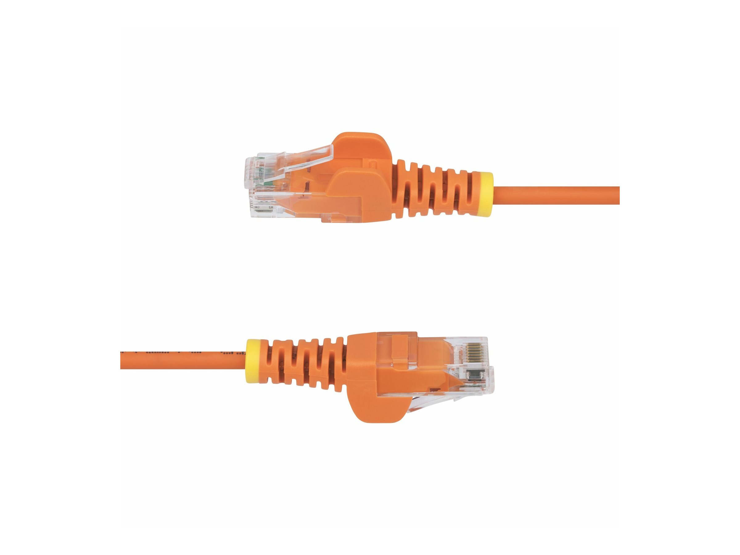 StarTech.com Slim CAT6 Ethernet-Kabel 2,5 m UTP LSZH 28 AWG RJ-45 Snagless Orange
