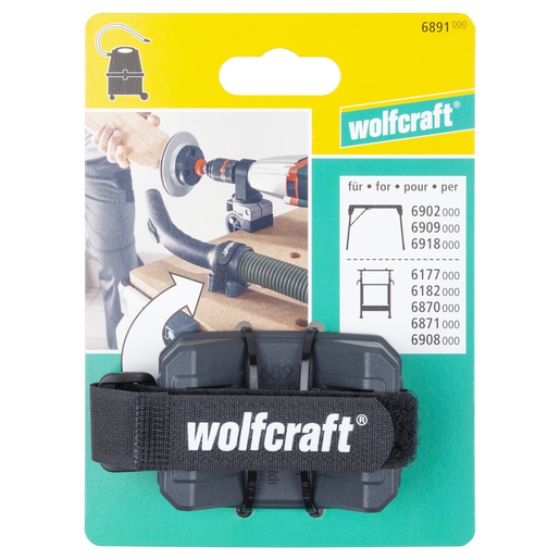 wolfcraft Zubehörhalter Universal 6891000 Schwarz