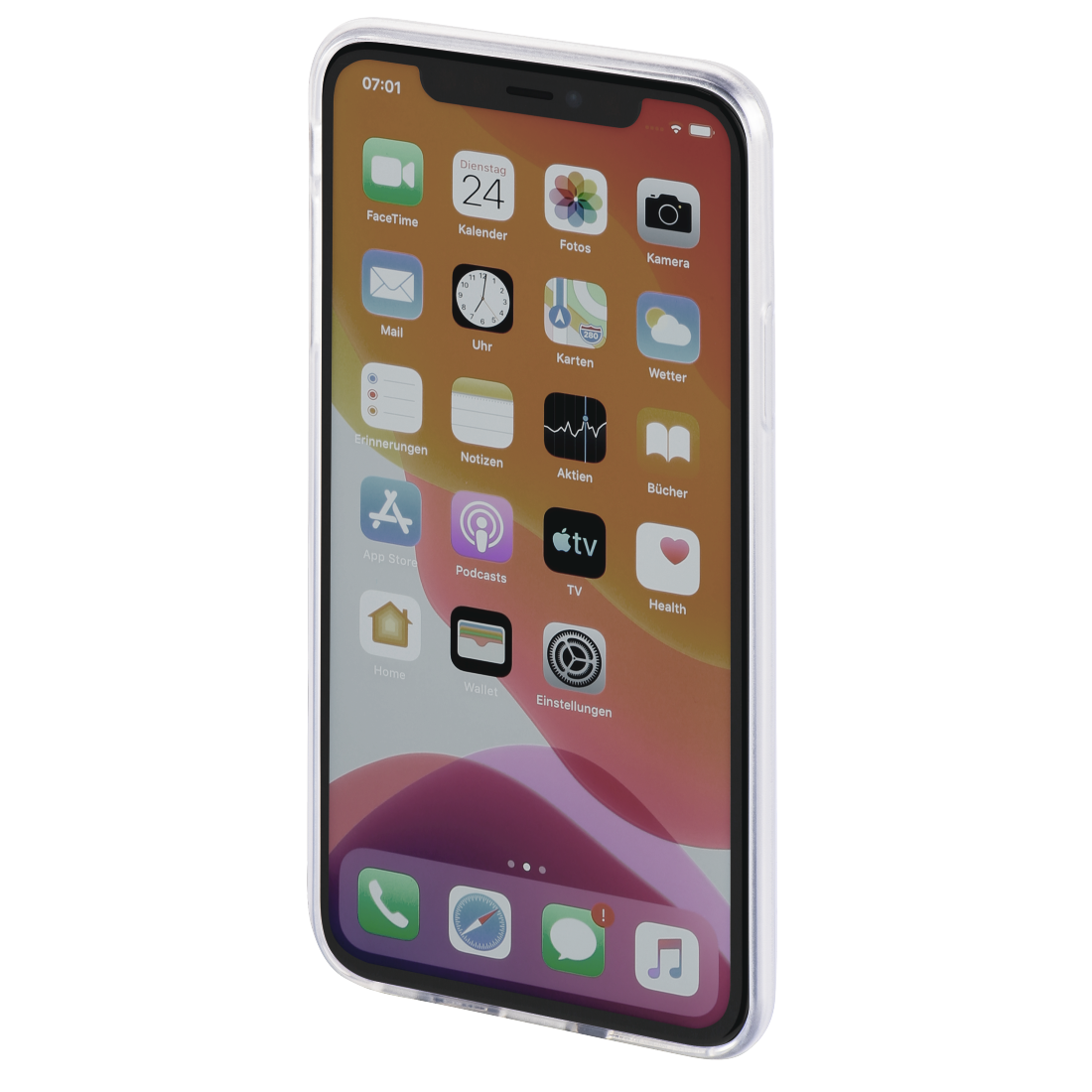 Hama Cover Crystal Clear für Apple iPhone 12 mini, Transparent (00188808)