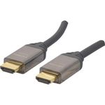 HDMI PREMIUM Highspeed Kabel mit Ethernet, High Qualitiy, HDMI St. A / St. A,, 5,0 m Hochwertiges Anschlusskabel zur Übertragung von digitalen Monitor- und TV-Signalen (127699)