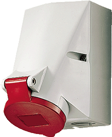 MENNEKES Elektrotechnik GmbH & Co. KG 20235A Steckdose Rot - Weiß (20235A)