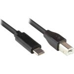 Alcasa 2510-CB050 USB Kabel 5 m USB 2.0 USB C USB B Schwarz (2510-CB050)