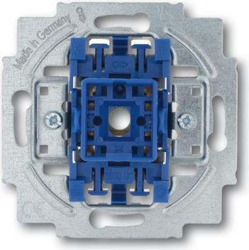 Busch-Jaeger 1012-0-2042. Anzahl der Pole: 2P, Produktfarbe: Blau, Grau, Zertifizierung: RoHS CE. AC Eingangsspannung: 250 V. Breite: 71 mm, Tiefe: 25 mm, Höhe: 71 mm (2CKA001012A2042)