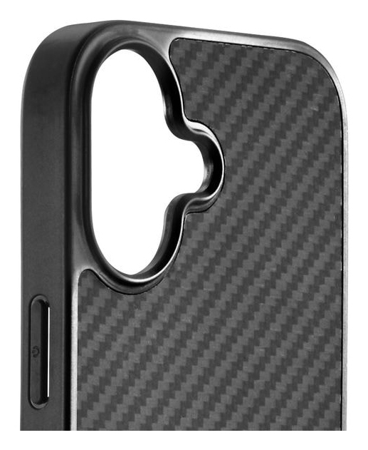 Black Rock Cover Robust Carbon für Apple iPhone 17 Schwarz
