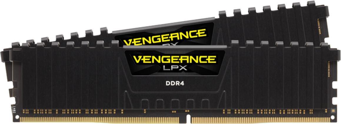 Corsair Vengeance LPX 64 GB DDR4-RAM Kit (2x32GB) 3200MHz CL16 Schwarz (CMK64GX4M2E3200C16) (B-Ware)