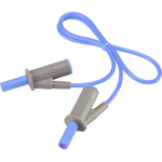 VOLTCRAFT Hochflexible Sicherheits-Messleitung [Lamellenstecker 4 mm - Lamellenstecker 4 mm] 0.5 m Blau MSB-501 10 A (VC-8063410)