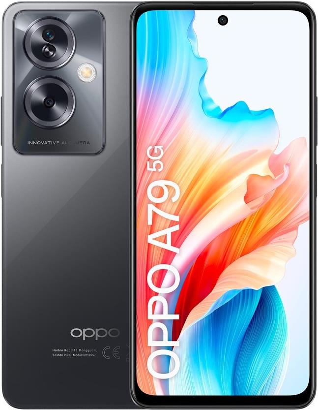 Oppo A79 5G Dual Sim 128GB, 4GB RAM, Mystery Black (631001000704)