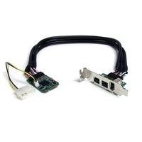 StarTech.com 3 Port 2b 1a 1394 Mini PCI Express FireWire-Kartenadapter (MPEX1394B3)