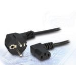 AC Netzkabel 250V, schwarz VDE, C13 links gew. (88885268)
