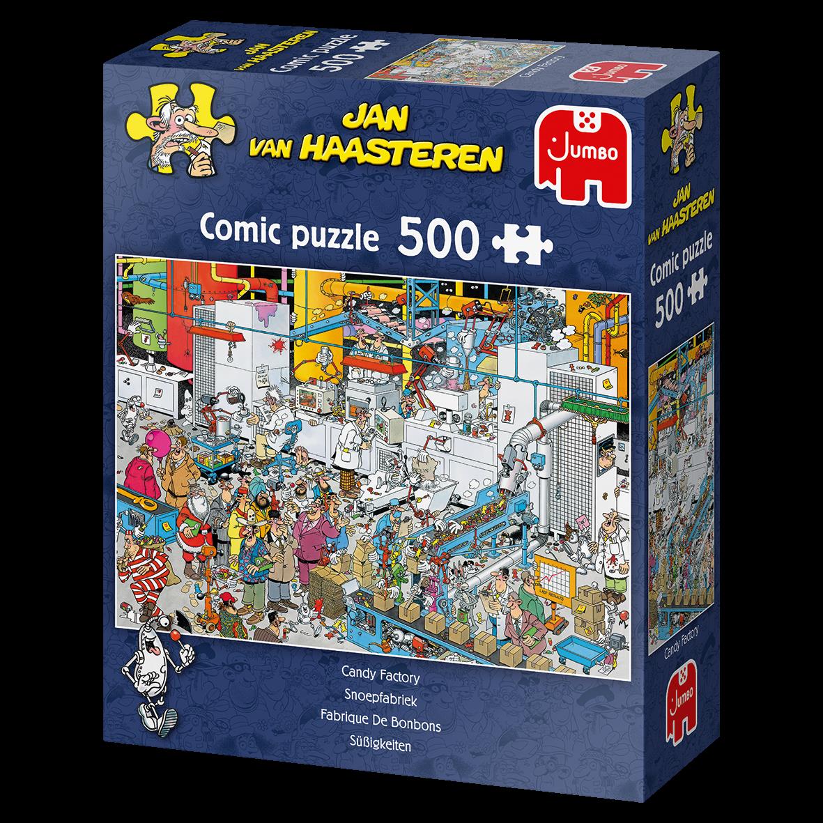Jan van Haasteren Süßigkeiten Fabrik 500 Teile (JUM9025)