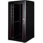 ROLINE 19 Zoll Netzwerkschrank Pro 32 HE 800x800 BxT Glastür schwarz (26.21.0227)