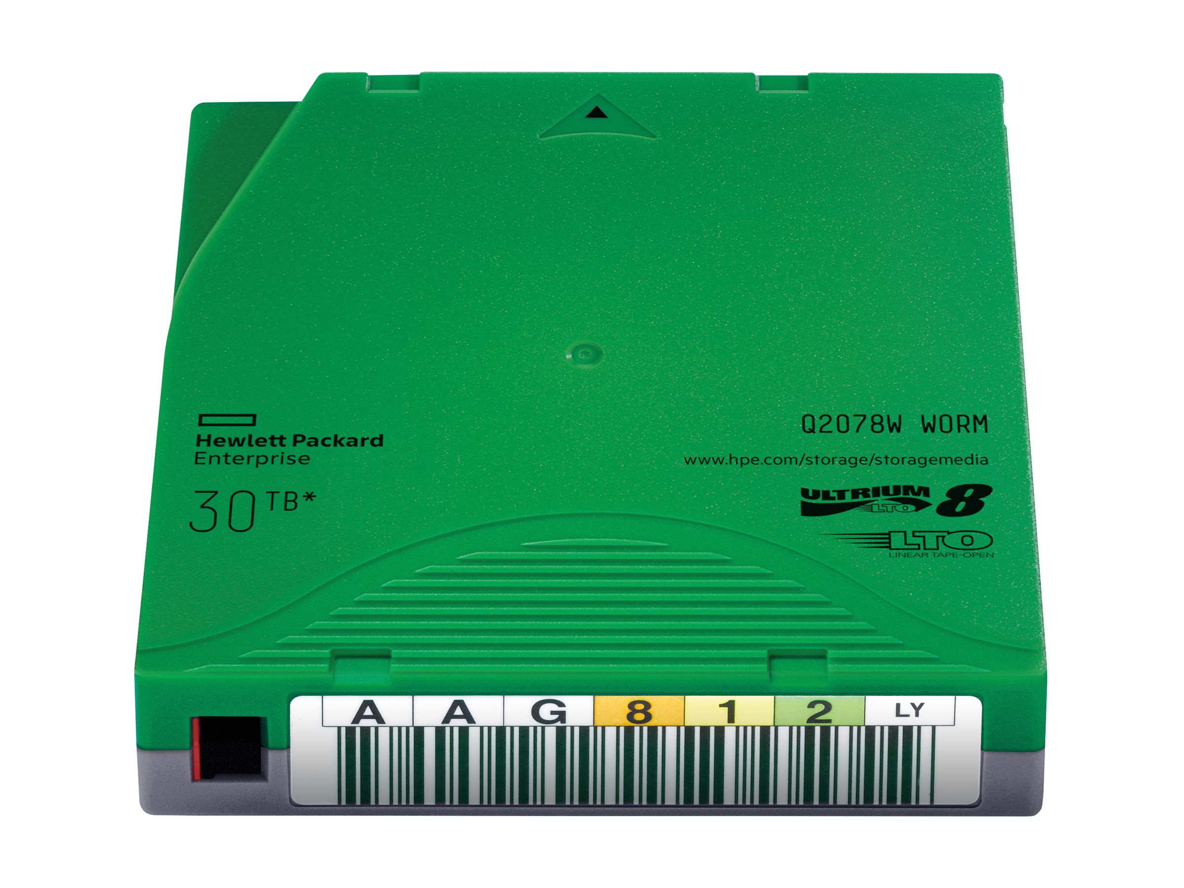 HPE LTO-8 Ultrium 30 TB WORM Data Cartridge Grün