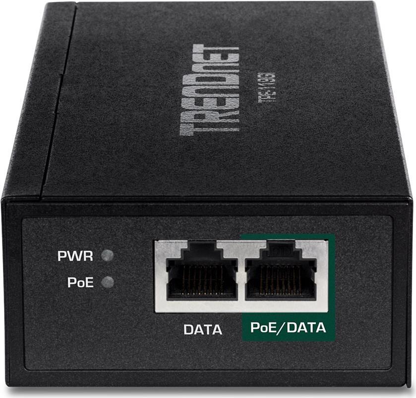 TRENDnet TPE-119GI Gigabit 4PPoE Power Injector 90W Schwarz
