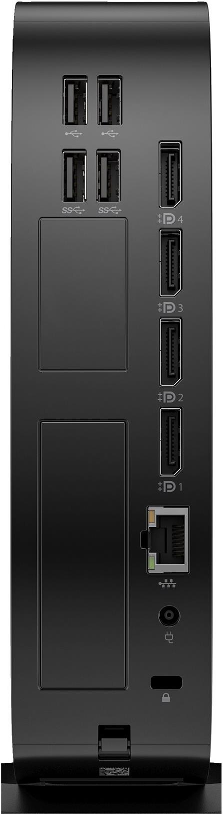 HP Elite t755 Thin Client SFF AMD Ryzen Embedded V2546 3 GHz 16 GB RAM 256 GB SSD Schwarz