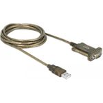 DeLOCK Adapter USB2.0 Type-A > 1 x Serial DB9 RS-232 (64073)
