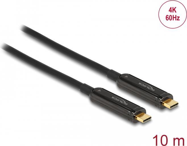 DeLOCK 84103 USB Kabel 10 m USB 3.2 Gen 1 (3.1 Gen 1) USB C Schwarz (84103)
