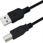 ROLINE RM USB2.0 Kabel, A-B, ST/ST,0,8m (11.45.8808)