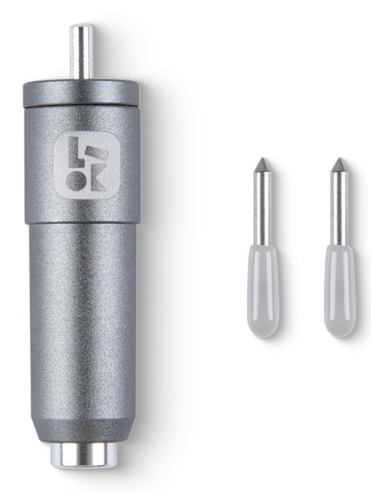 LOKLiK iCraft™ Tiefspitzklingen-Kit Zubehör-Set Grau, Edelstahl