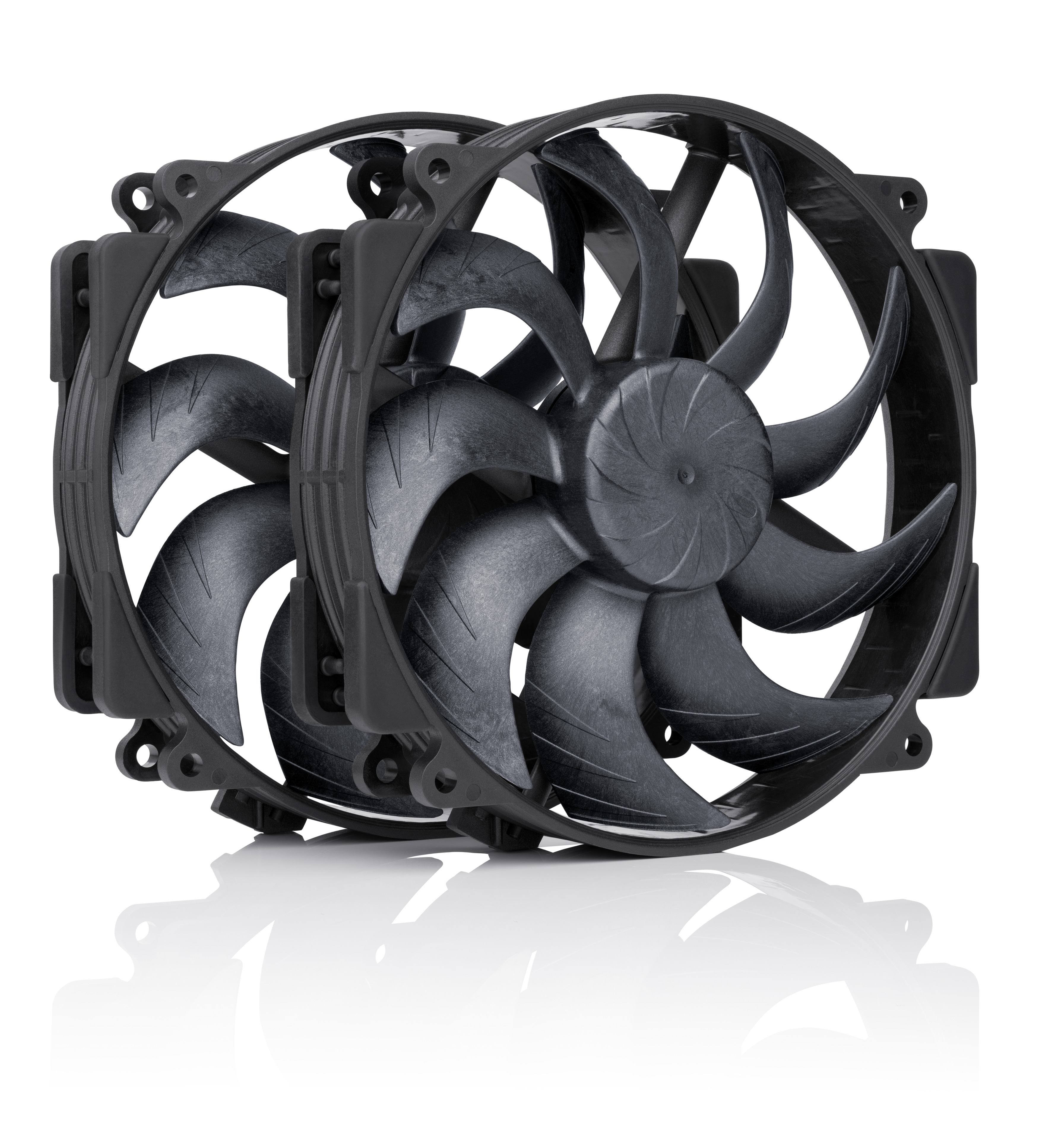 Noctua chromax.black NF-A14x25r G2 PWM Sx2-PP Gehäuselüfter 140 mm 2er-Pack Schwarz