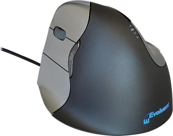 Evoluent VerticalMouse 4 Left USB Anthrazit/Silber
