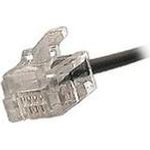 Telefonkabel, schwarz, 5,0 m (EXC288120)