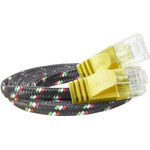 SLIM UT6 05 GE - Cat.6 SLIM-Tough-Kabel, U/UTP, 0,5 m, gelb (PKW-TOUGH-K6 0.5 GE)