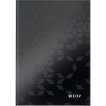Leitz Notizbuch WOW 46271095 DIN A5 80Bl. lin. schwarz (46271095)