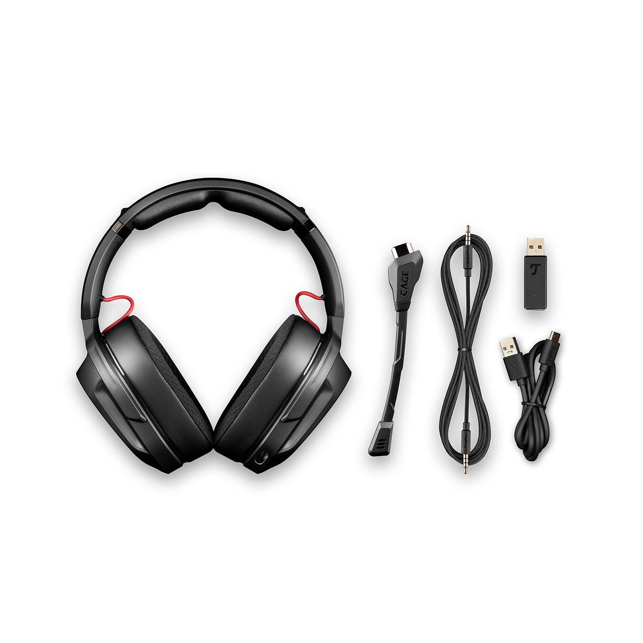 Teufel CAGE PRO Kabellos Over-Ear Bluetooth Gaming-Headset Night Black