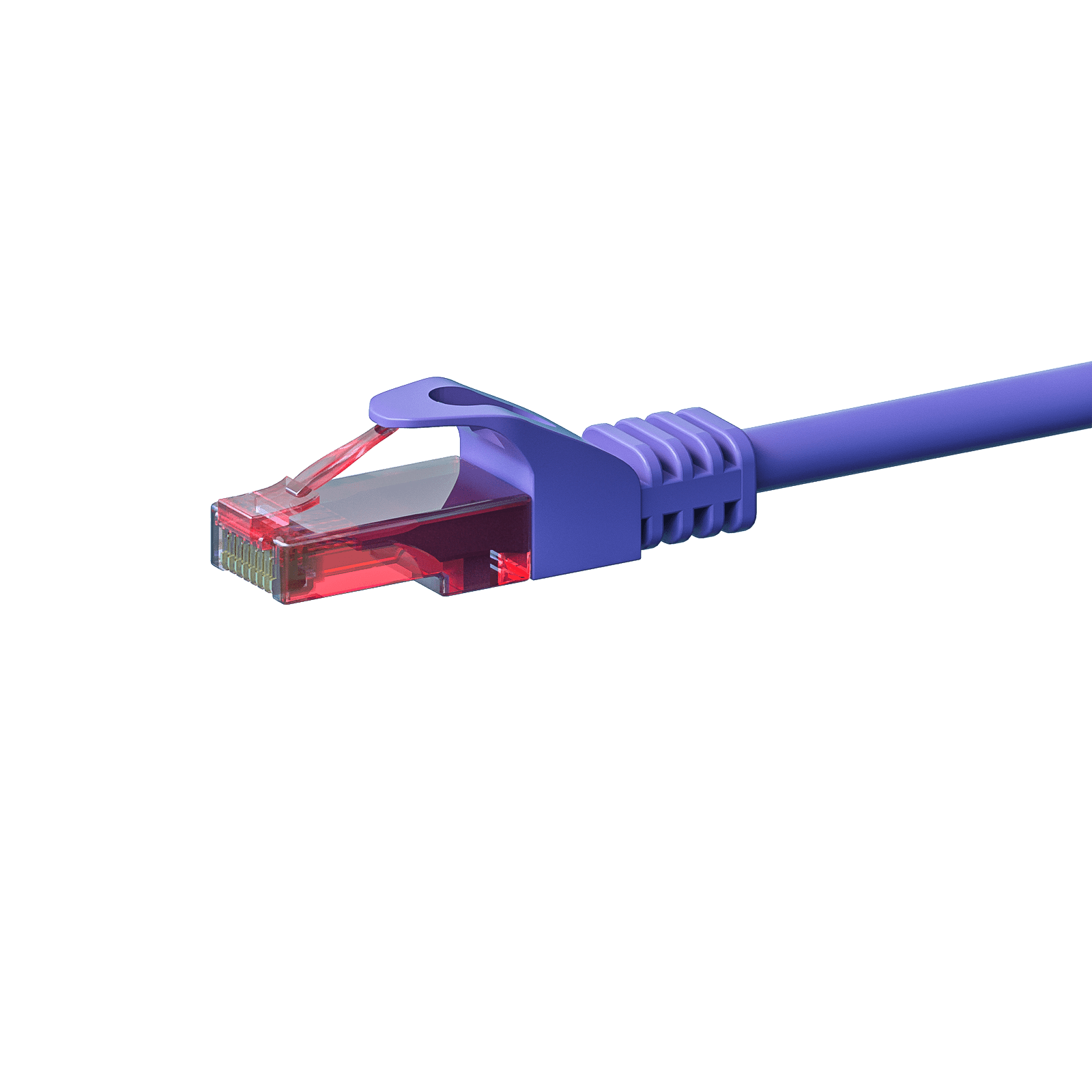 DSIT CAT6 Netzwerkkabel, U/UTP, 0,15 Meter, Violet, 100% Kupfer (DC-68-001)