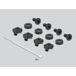 Delock Kabelabdeckung mit Bürsten (66845)